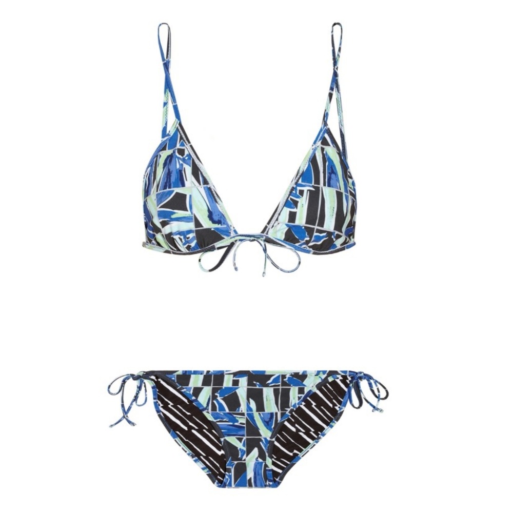 Kenzo Palm Print Bikini Sz S